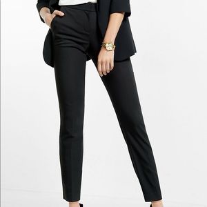 Express black ankle mid rise work pants. Size 4R